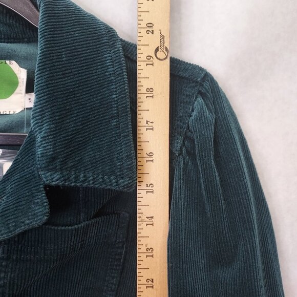 NWT Anthropologie Corduroy Jacket Women's Sz XS Cropped Blazer Dark Green - Picture 16 of 16